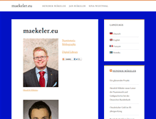 Tablet Screenshot of maekeler.eu